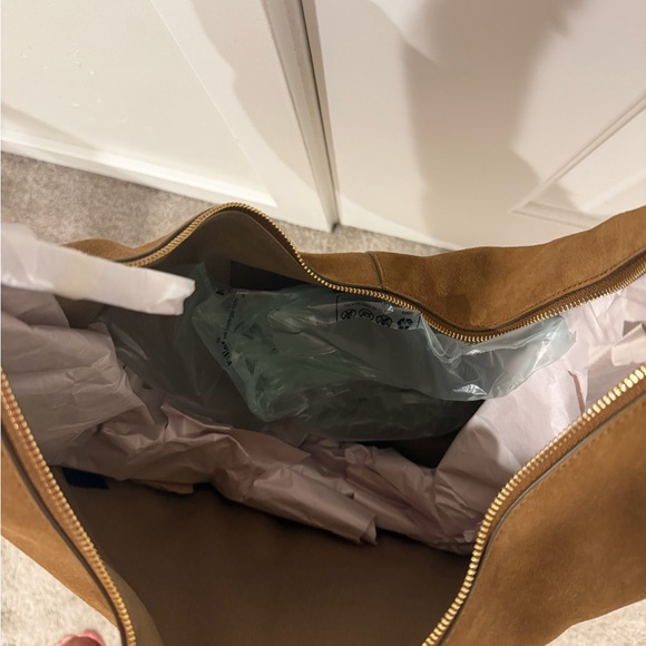 Madewell Tan Suede Hobo Bag - Picture 2 of 4